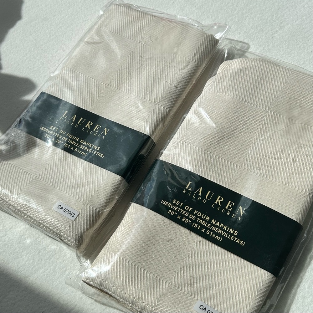Lauren Ralph Lauren Harrison Cream Napkins